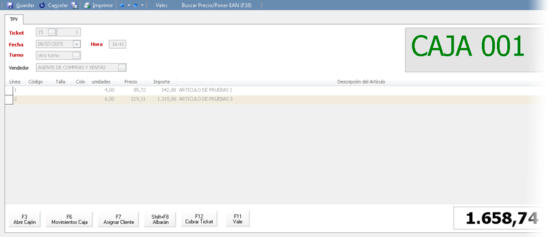 Gestione sus ventas a través del Terminal Punto de Venta - Software TPV