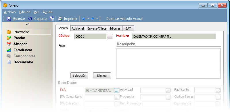 Disponga de más datos necesarios para la gestión del Servicio Técnico - Aplicación SAT Móvil