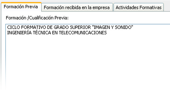 Concozca de un vistazo la formación previa y la recibida por la empresa de su personal - Gestión ISO 9001