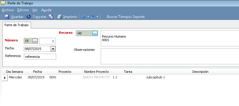 Asigne tareas a sus recursos: personal, maquinaria… Controle el día a día de sus recursos - Control rentabilidad