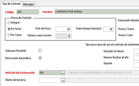 Cada cliente puede tener un tipo diferente de contrato, gestiónalo con nuestro software CRM